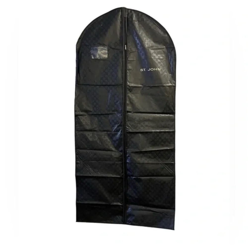 St John Garment Monogram Black Bag OS
